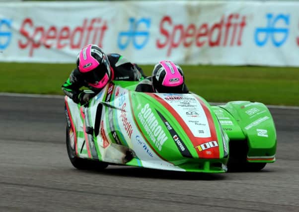 Ricky Stevens and Ryan Charlwood racing at Thruxton. Picture: Tim Keeton/Impact Images