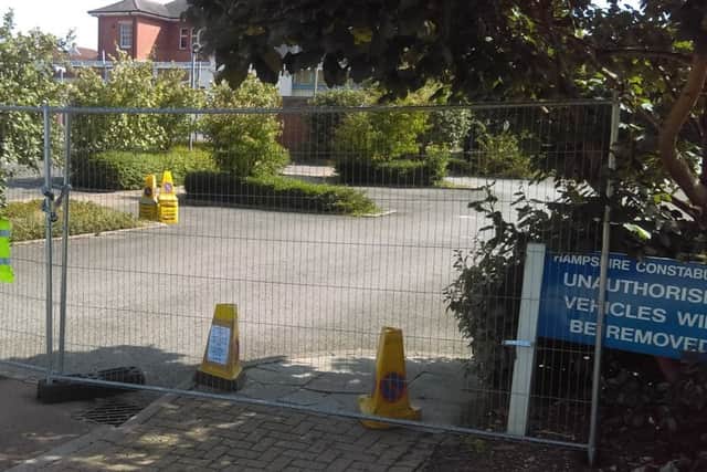 Southsea police station car park in Highland Road PPP-170814-172646001