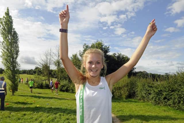 Eleanor Purdue at Fareham parkrun. Picture Ian Hargreaves (170947-1)