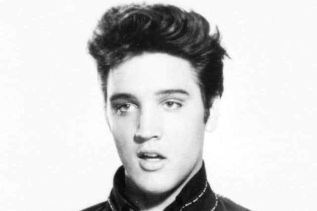 An early picture of Elvis Presley