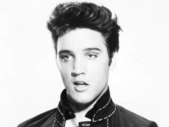 An early picture of Elvis Presley