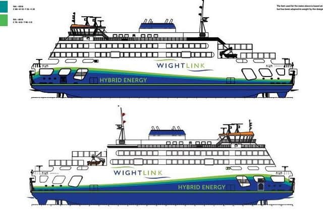 The new Victoria of Wight ship. Picture: Wightlink.