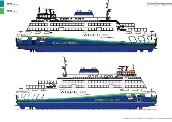 The new Victoria of Wight ship. Picture: Wightlink.