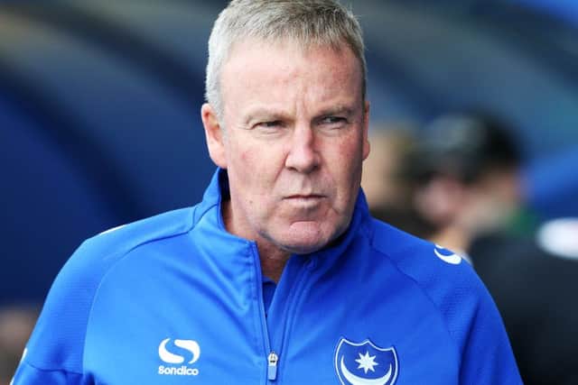 Pompey boss Kenny Jackett Picture: Joe Pepler