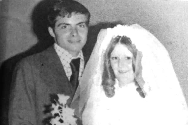 jpns-19-08-17 retro Aug 2017
Wedding - Sgt Brian Brown and his wife Shirley on their wedding day