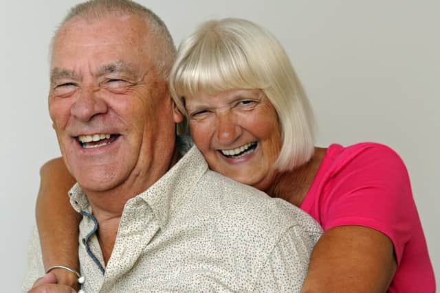 John and Nora Pickering, from Portchester, met through The News' lonely hearts pages 20 years ago. Picture: Ian Hargreaves (170946)