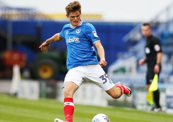 Pompey's Joe Hancott. Picture: Joe Pepler
