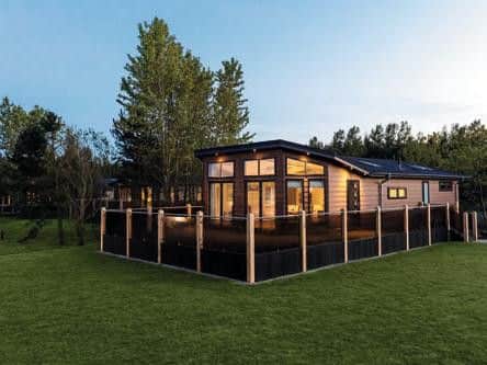 One of the luxury lodges.