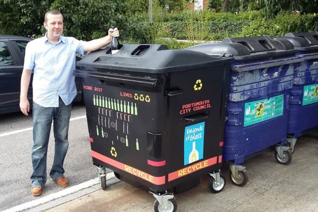 Anthony Beech with his winning design