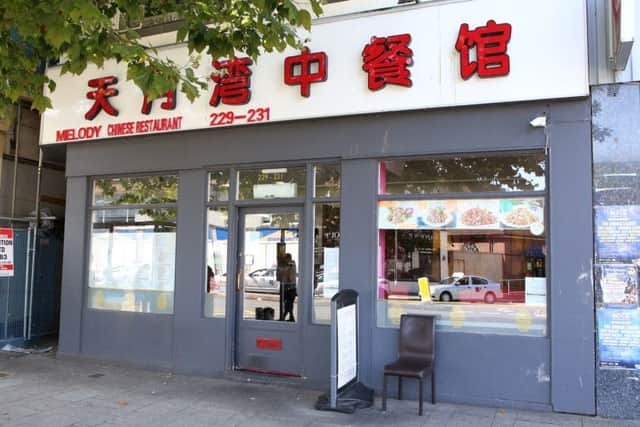 Melody Chinese restaurant in Commercial Road, Portsmouth