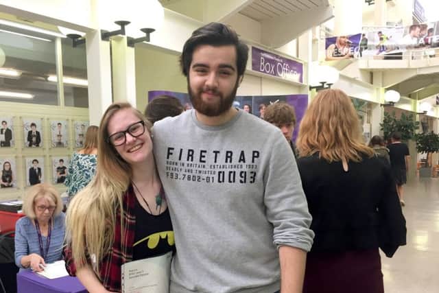 Daniella Ford, 18 and Bradley Shukla, 18 Picture: Millie Salkeld