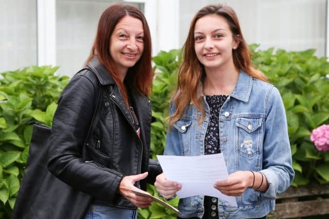 Ann-Marie Raine and daughter Georgia Raine at Havant Sixth Form College Picture: Habibur Rahman (171065-49)