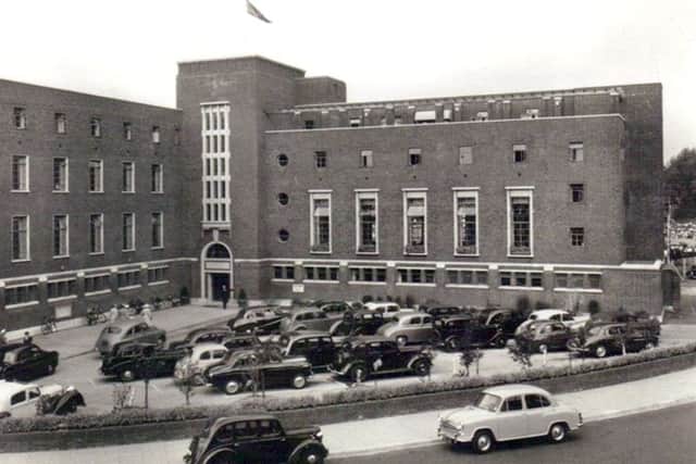The Nuffield United Services Officers Club, St. Michaels Road, Portsmouth, 1956, four years after it was opened by Princess Elizabeth.