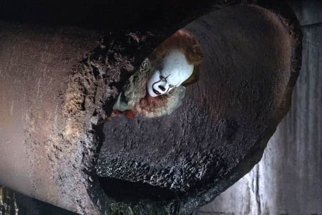 Pennywise, from the new IT film  Credit: PA / Warner Bros