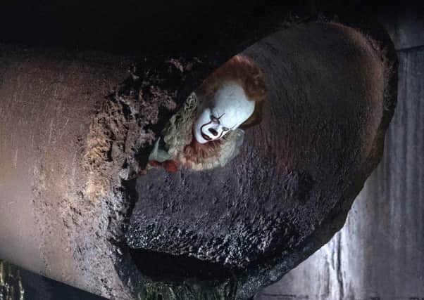 Pennywise, from the new IT film  Credit: PA / Warner Bros