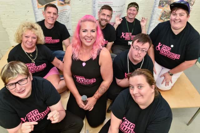 The Gigbuddies team at the opening celebrations of new social enterpise Make in Fratton, Portsmouth  (171176-115)
