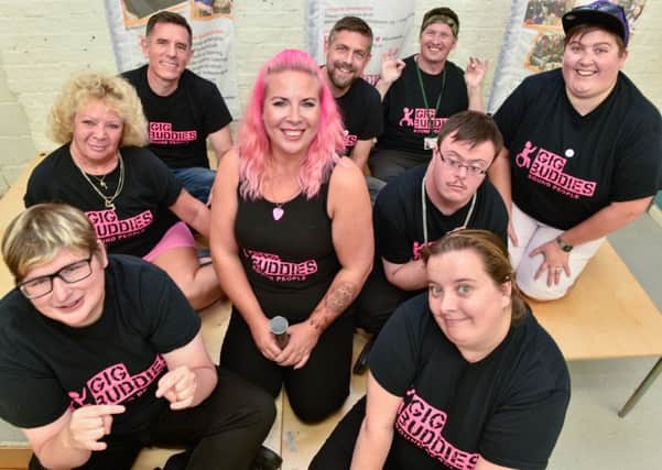 The Gigbuddies team at the opening celebrations of new social enterpise Make in Fratton, Portsmouth (171176-115)