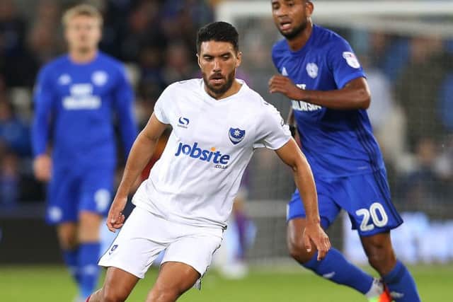 Danny Rose has fallen out of favour at Pompey. Picture: Joe Pepler