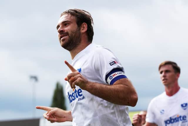 Gaffer for a day Ben Pay wants to see Brett Pitman to play as a striker against Fleetwood. Picture: Joe Pepler