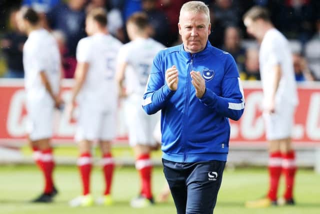 Ben Sturt is confident Pompey boss Kenny Jackett will deliver promotion. Picture: Joe Pepler
