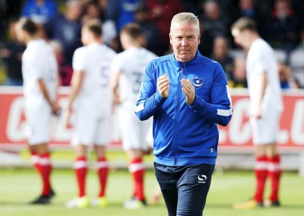 Ben Sturt is confident Pompey boss Kenny Jackett will deliver promotion. Picture: Joe Pepler