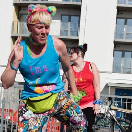 Amanda Fleet  of Fit 'n' Funky    Pictures: Duncan Shepherd
(171248-007)