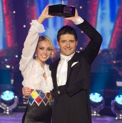 Camillia Dallerup with Tom Chambers when they won the 2008 series of Strictly Come Dancing