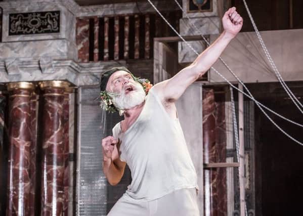 Kevin R McNally as Lear
 in the Globe production     Picture: Marc Brenner