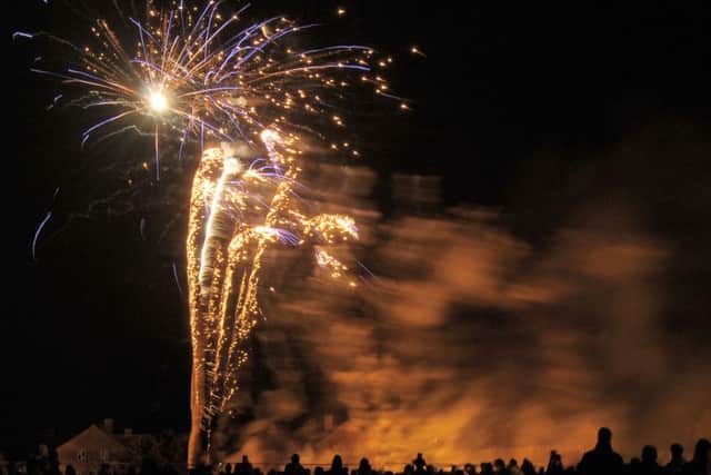 Scenes from a previous instalment of the popular firework display