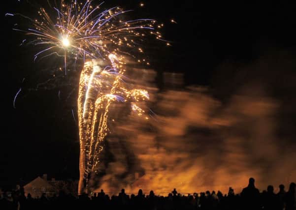 Scenes from a previous instalment of the popular firework display