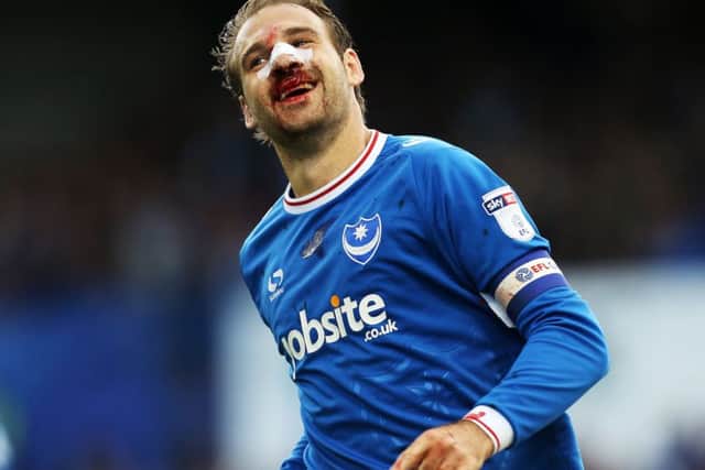 Pompey skipper Brett Pitman Picture: Joe Pepler