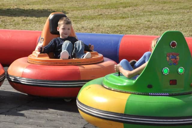 The youngsters have fun in the rides at Daedalus 100  Picture: Fareham Borough Council
