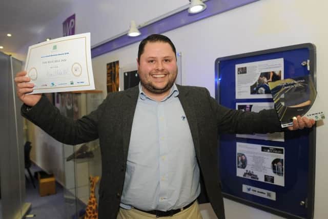 Giles Babb from The Blue Bell Inn, winner of the Best Pub Award in 2016