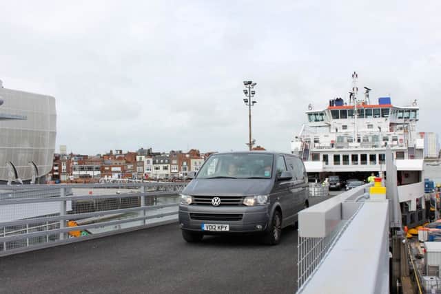 The Wightlink terminal upgrades in Portsmouth are cutting transfer times between Portsmouth and Fishbourne