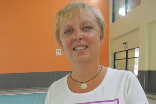 Swimming instructor Karen Townsend who is encouraging women to learn to swim in Gosport