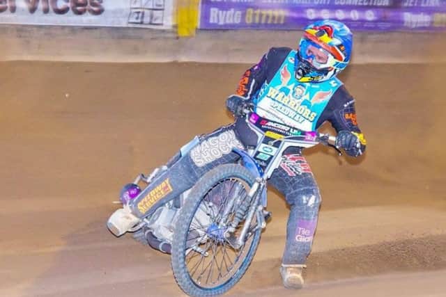 Scott Campos is set to race for the Wightlink Warriors in the season finale tonight. Picture: Sportography/Ian Groves