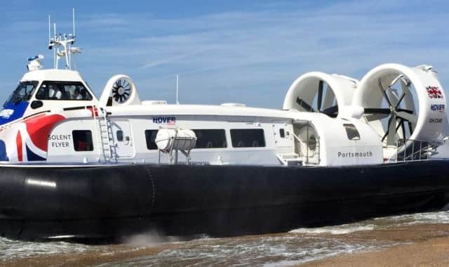 The Solent Flyer hovercraft. Picture Mike Harvey