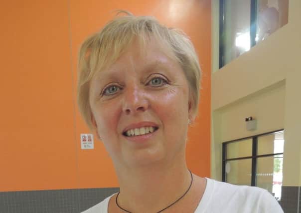 Swimming instructor Karen Townsend, who is encouraging women to learn to swim