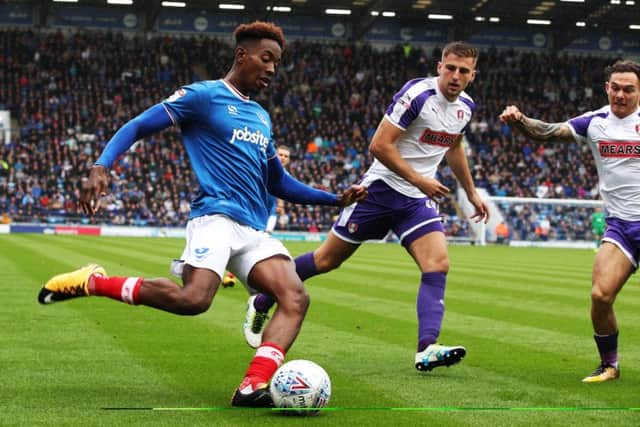 Jamal Lowe started at right wing-back against Rotherham. Picture: Joe Pepler
