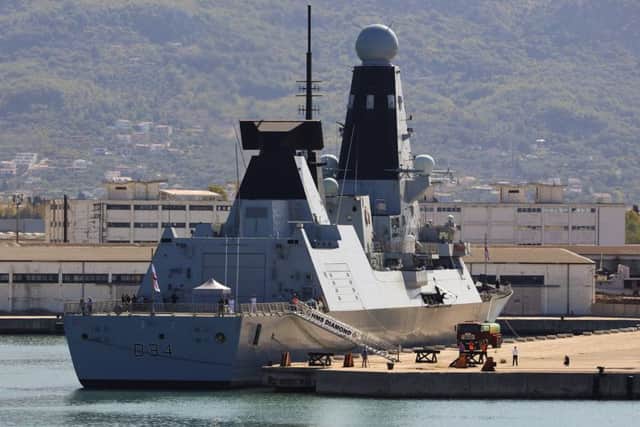 HMS Diamond Photo: LPhot Paul Hall