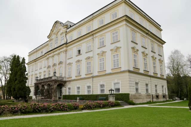 Schloss Leopoldskron's library.