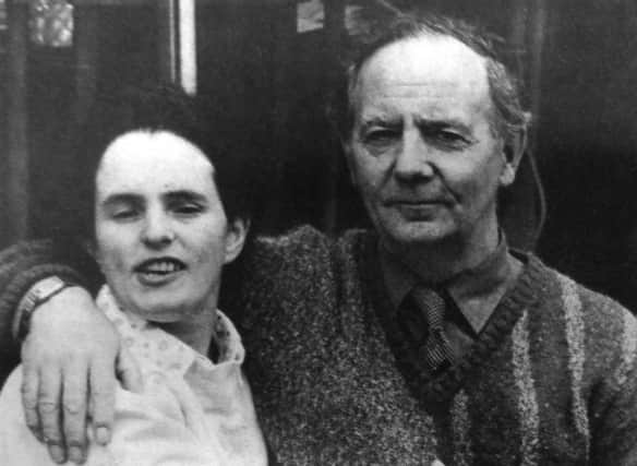Six years after the fatal motorcycle crash - Angela with her father Max at their Hayling home