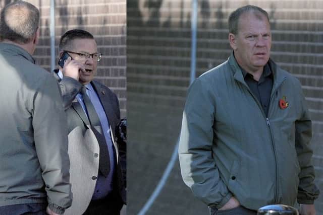 Kevin White, left, and Adrian Dowse