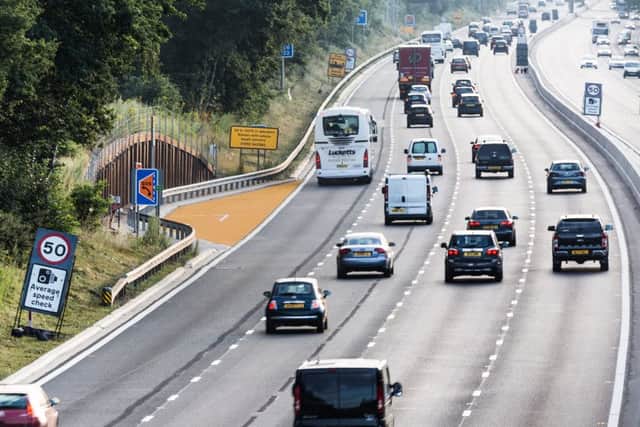 The smart motorway section of the M3 in north Hampshire Picture: Stuart Thompson Photography