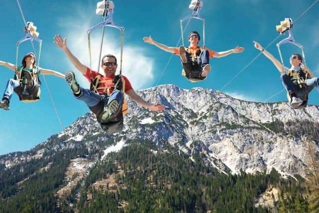 The Zipline at Stoderzinken.