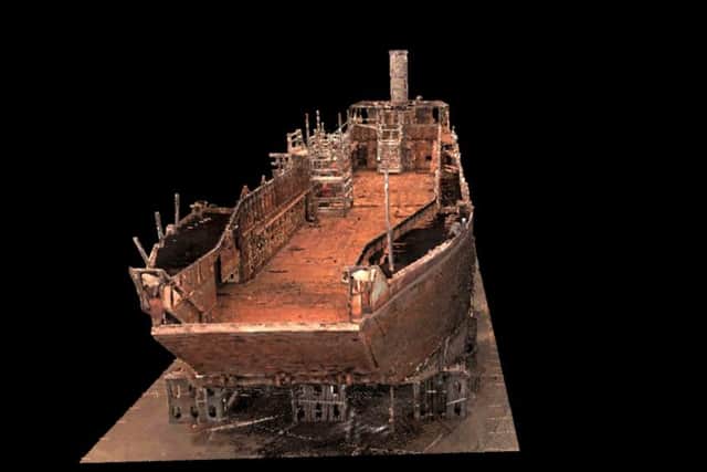 Scan of landing craft 7074
