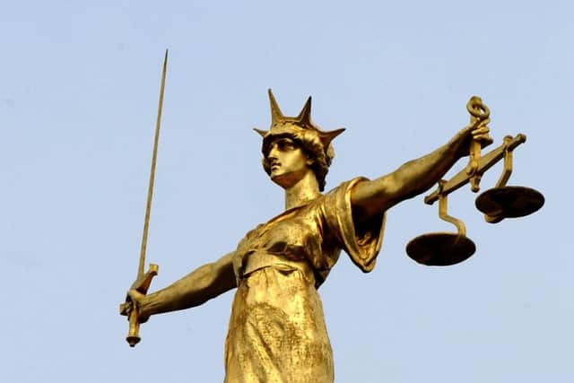 The famous statue of "Lady Justice" Picture: Ian Nicholson/PA Wire