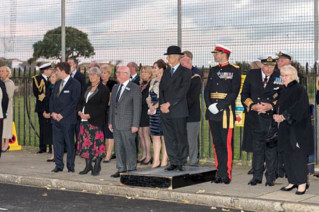 Dignitaries at the celebrations
