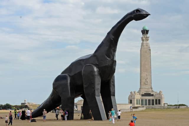 The dinosaur on Southsea Common in 2010 Picture: Malcolm Wells (102445-8758)