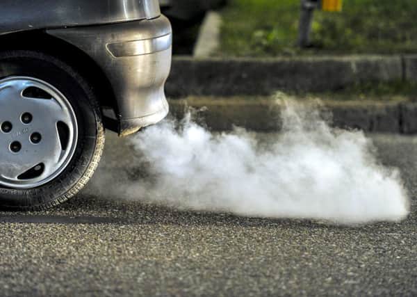 Car exhaust fumes contribute to nitrogen dioxide levels